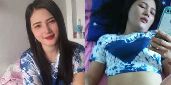 รูปโปํ ถ่ายหีเมียนอนเล่นมือถือ โดนจับแหวกหีโชว์หน้ากล้องเห็นแคมบานสีแดง ๆ
