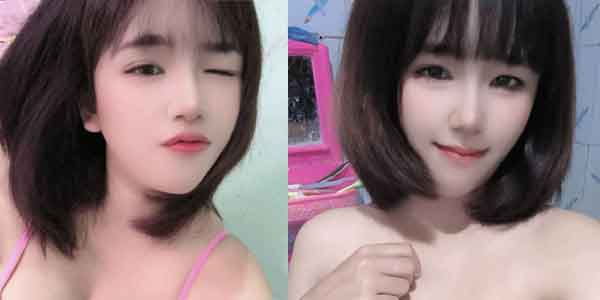 รูปโป๊สาวทางบ้าน น้องมิ้นนมใหญ่โชว์หุ่นอวบ โพสท่ายั่วบนเตียงเห็นโหนกสวย